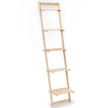 Wandrek ladder cederhout | Retourdeal 53% Korting, Huis en Inrichting, Ophalen of Verzenden, Gebruikt