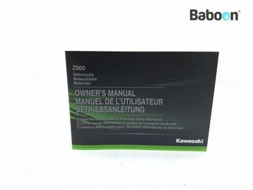 Instructie Boek Kawasaki Z 900 2020 (Z900 ZR900F) English,, Verzenden, Gebruikt