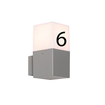 Buitenwandlamp met huisnummer - Denmark, Verzenden, Nieuw, Aluminium