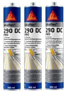 Aanbieding! Sikaflex 290 DC pro deknaden kit 300ml zwart..., Ophalen of Verzenden, Nieuw, Overige typen