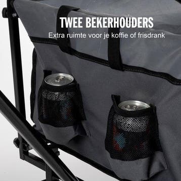 2dekans | Camp Active Opvouwbare Bolderkar - Zwart - 70KG -, Ophalen of Verzenden, Zo goed als nieuw