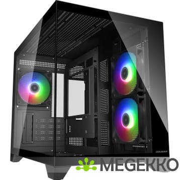 COUGAR Gaming FV150 MINI RGB Mini Tower Zwart, Computers en Software, Verzenden, Nieuw