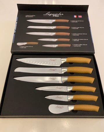Laguiole Pro - Keukenmes - Staal, Hars - Frankrijk -