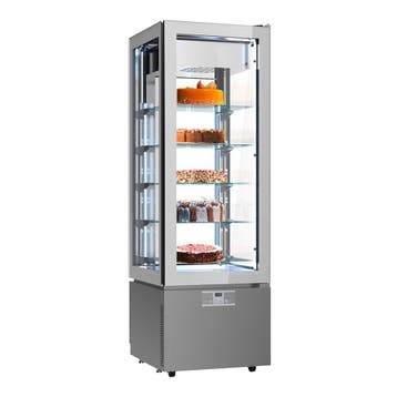 GGM Gastro | Vriesvitrine - Panoramisch - 324 liter - 600mm, Verzenden, Nieuw in verpakking, Overige typen