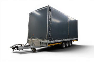 Hulco Medax-3 3500  502x203 + Huif Plateauwagen, Auto diversen, Aanhangers en Bagagewagens, Ophalen of Verzenden, Gebruikt