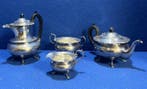 Tafelservies (4) - Engels zilver, Antiek en Kunst