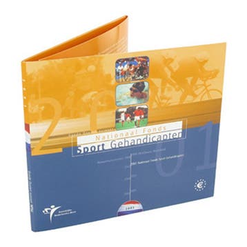 Jaarset Nederland euromunten 2001 BU, Postzegels en Munten, Munten | Nederland, Verzenden