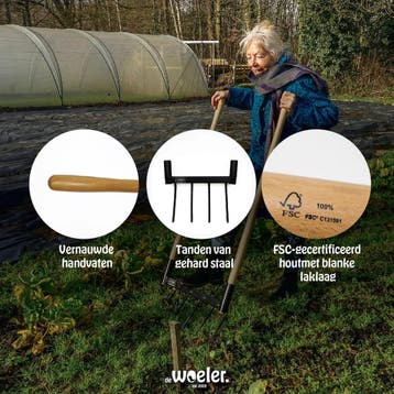 de Woeler DW4 Woelvork/Grelinette -, Ophalen of Verzenden, Nieuw, De Woeler