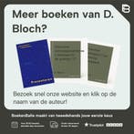 De kracht van communicatie / Sales memos 9789013022193, Verzenden, Zo goed als nieuw, D. Bloch