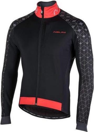 Nalini AHW Crit Fietsjack - Heren - Maat S - Zwart/rood, Verzenden, Nieuw