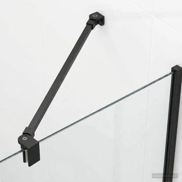vidaXL Stabilisatiestang douchewand 47,5 cm voor 68/ mm glas, Verzenden, Nieuw