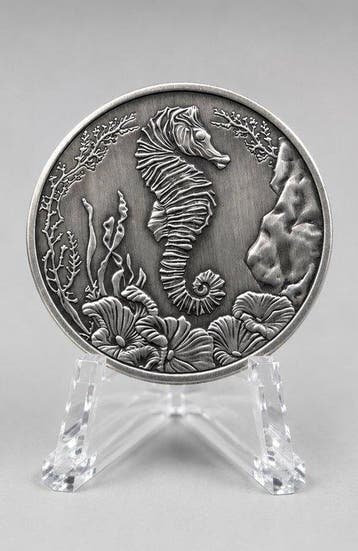 Samoa. 2 Tala 2025 – Seahorse – 1 oz Silver Coin – .999 Fine