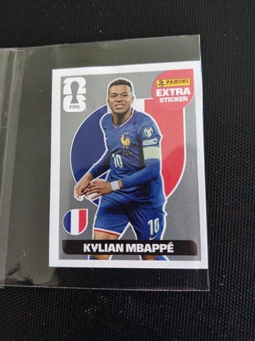 2026 Panini World Cup Stickers Kylian Mbappé Autocollant, Nieuw
