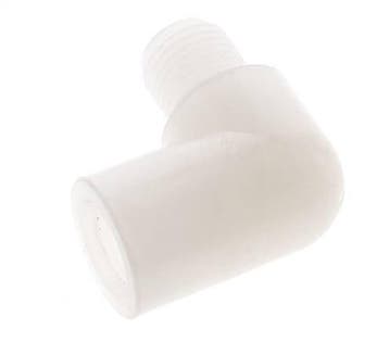 90° L-Koppeling G1/4 Buitendraad X Binnendraad PVDF 10bar, Verzenden, Nieuw