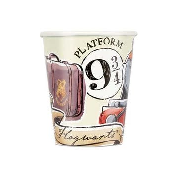 Harry Potter Bekers Hogwarts 9¾ (8st), Ophalen of Verzenden, Nieuw