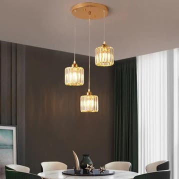 Luxe Kristallen Hanglamp – Modern Design E27, Verzenden, Nieuw