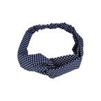 Haarband Twist 5cm – Stippenprint – Donkerblauw, Sieraden, Tassen en Uiterlijk, Uiterlijk | Haarverzorging, Nieuw