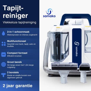 Samako Professionele Tapijtreiniger - Draagbare, Ophalen of Verzenden, Nieuw