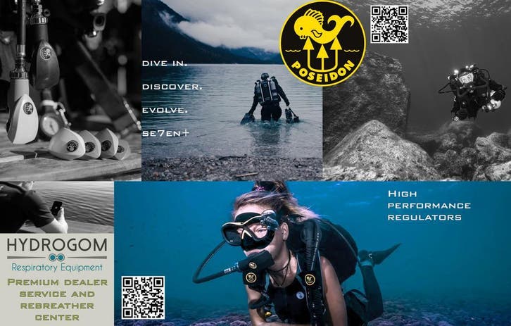 Poseidon, Rebreather, ademautomaat, duikmateriaal, Watersport en Boten, Duiken, Overige typen, Nieuw, Ophalen of Verzenden