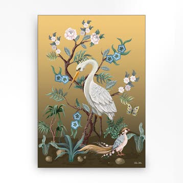 *WOONWINKEL* Urban Cotton Birds Wandkleed In Frame L 145x190, Verzenden, Nieuw