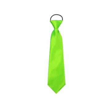 Fluo Neon Stropdas Kinderen - Groen - Verkleed Party Carnava, Verzenden, Nieuw
