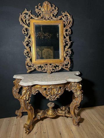 Wandtafel - Hout, Glas