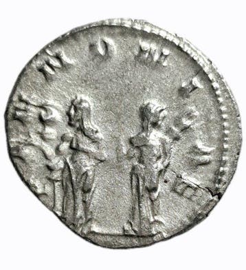 Romeinse Rijk. Trajan Decius (AD 249-251). Antoninianus Rome, Postzegels en Munten