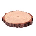 Grote houten boomschijf met schors (28-30 cm diameter, 2 cm, Ophalen of Verzenden, Nieuw