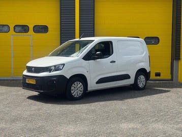 Peugeot Partner 1.2 Airco/Cruise/Nav/NAP/EX BTW, Gebruikt, Euro 6, Overige brandstoffen, Wit