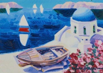 Athos Faccincani (1951) - Santorini