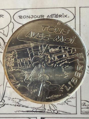 Frankrijk. 10 Euro 2022 Asterix und Obelix - Tous Avec Moi -, Postzegels en Munten