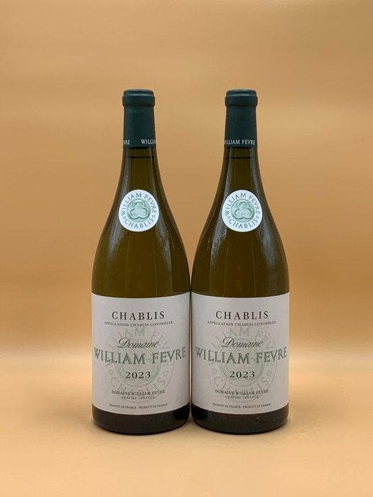 2023 Domaine William Fèvre - Chablis - 2 Magnums (1.5L), Verzamelen, Wijnen