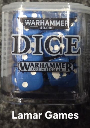 Citadel 12 mm Dice Set Blue (Warhammer Nieuw), Ophalen of Verzenden, Nieuw