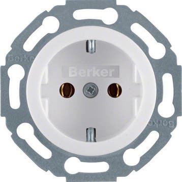 Hager Berker Wandstopcontact 1930/glas, Verzenden, Nieuw, Overige typen