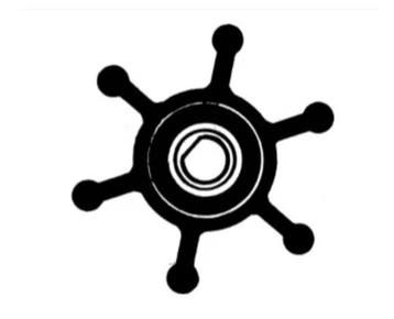 Impeller Neoprene Ancor, Watersport en Boten, Ophalen of Verzenden, Nieuw, Motor en Techniek, Zeilboot of Motorboot