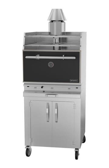 GGM Gastro | Houtskooloven - 704mm - met grillrooster en |, Verzenden, Nieuw in verpakking, Fornuis, Frituur en Grillen
