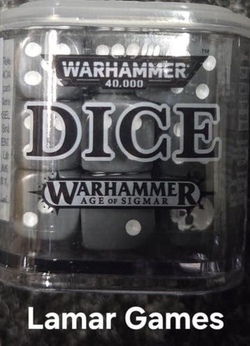 Citadel 12 mm Dice Set Grey (Warhammer Nieuw), Ophalen of Verzenden, Nieuw