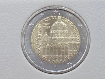 Vaticaan. 2 Euro 2025 Michelangelo (Zonder minimumprijs)