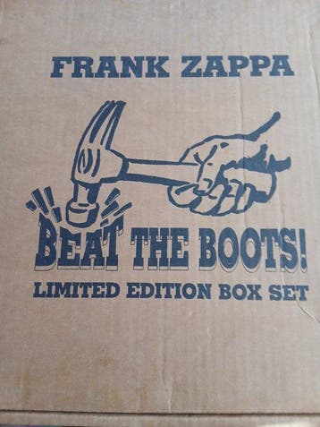 Frank Zappa - Beat The Boots! Limited Edition Box Set -, Nieuw in verpakking