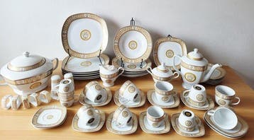 Eetservies voor 6 (57) - Porselein - Da Vinci Collectie