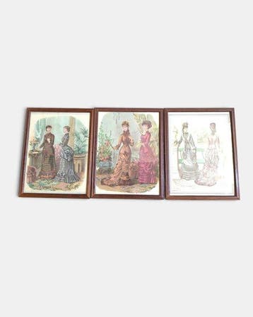 Decoratief ornament (3) - België - Lithografie-drieluik