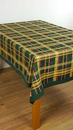 Tafellaken Wallace groen ruitjespatroon - NIEUW ruitjes, Ophalen of Verzenden, Nieuw, Rechthoek, Binnen