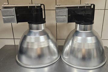 Philips - Plafondlamp - Aluminium, Glas - 2, Antiek en Kunst