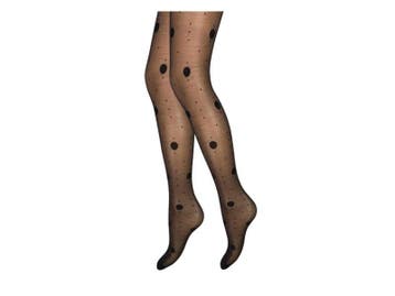 Panty - Polka Dots - Zwart, Verzenden, Nieuw