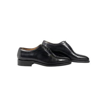 RUBINACCI - 8 UK - 42 IT - Oxford Brogue Shoes in Black, Nieuw