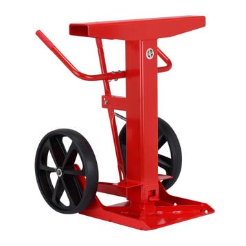 Telescopische trailerstandaard in RAL 3020 – verkeersrood -, Verzenden