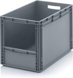 Magazijnbak euronorm 600x400x420mm met grijpopening,, Ophalen of Verzenden, Gebruikt