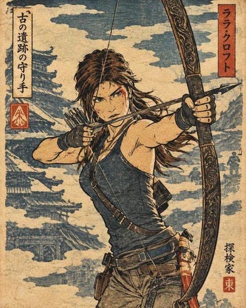 AT9 - Lara Croft: Ukiyo-e Fight, Nieuw