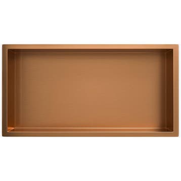 Wiesbaden Demis Inbouwnis - 30x60x10cm - Geborsteld Brons, Ophalen of Verzenden, Nieuw, Rvs
