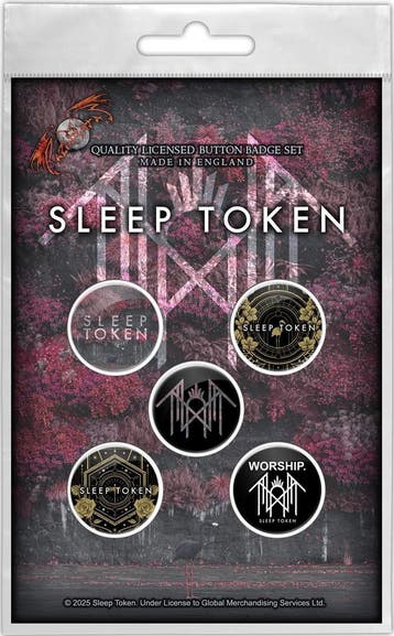 Sleep Token Even in Arcadia - Button 5-pack off. merchandise, Ophalen of Verzenden, Nieuw, Kleding